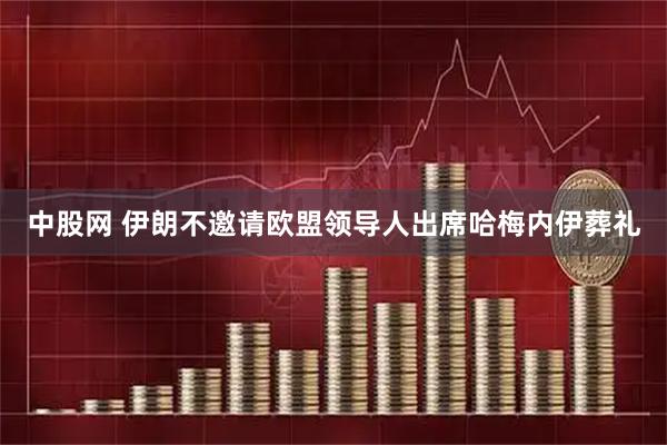 中股网 伊朗不邀请欧盟领导人出席哈梅内伊葬礼