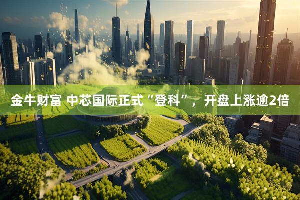 金牛财富 中芯国际正式“登科”，开盘上涨逾2倍