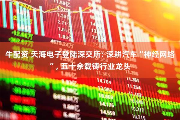 牛配资 天海电子登陆深交所: 深耕汽车“神经网络”, 五十余载铸行业龙头